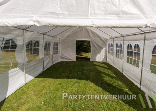 Partytent 4x8 meter binnenkant huren - Partytentverhuur Dordrecht